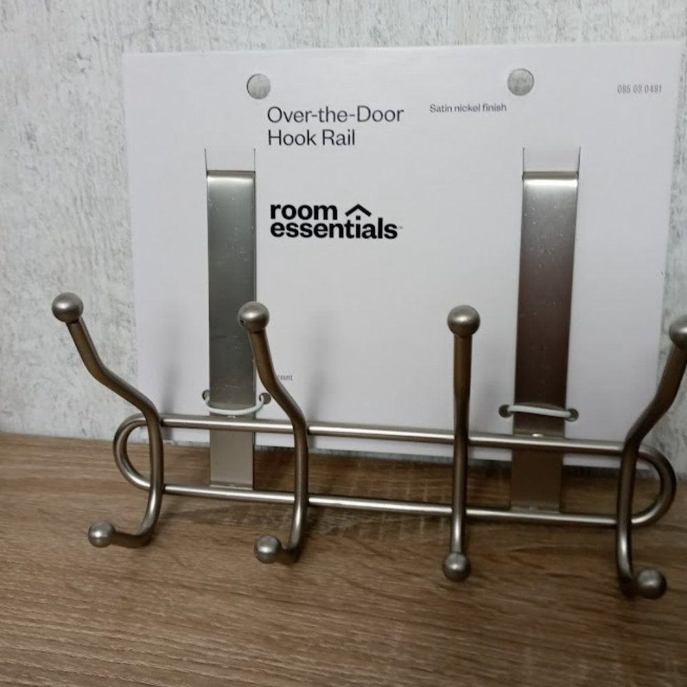 over the door hook rail